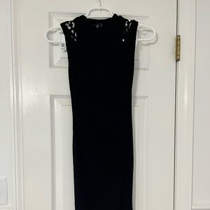 FOREVER 21 black bodycon dress